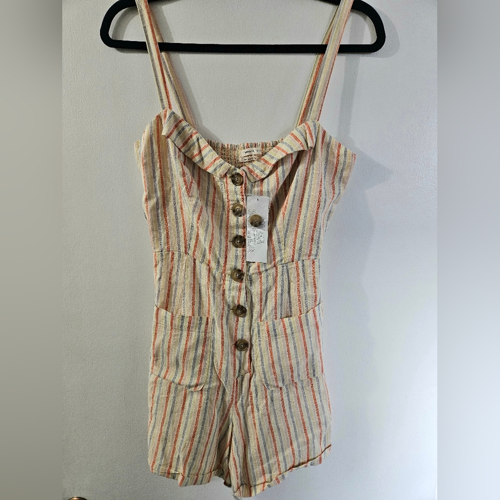 Urban Outfitters Billie Striped Romper
